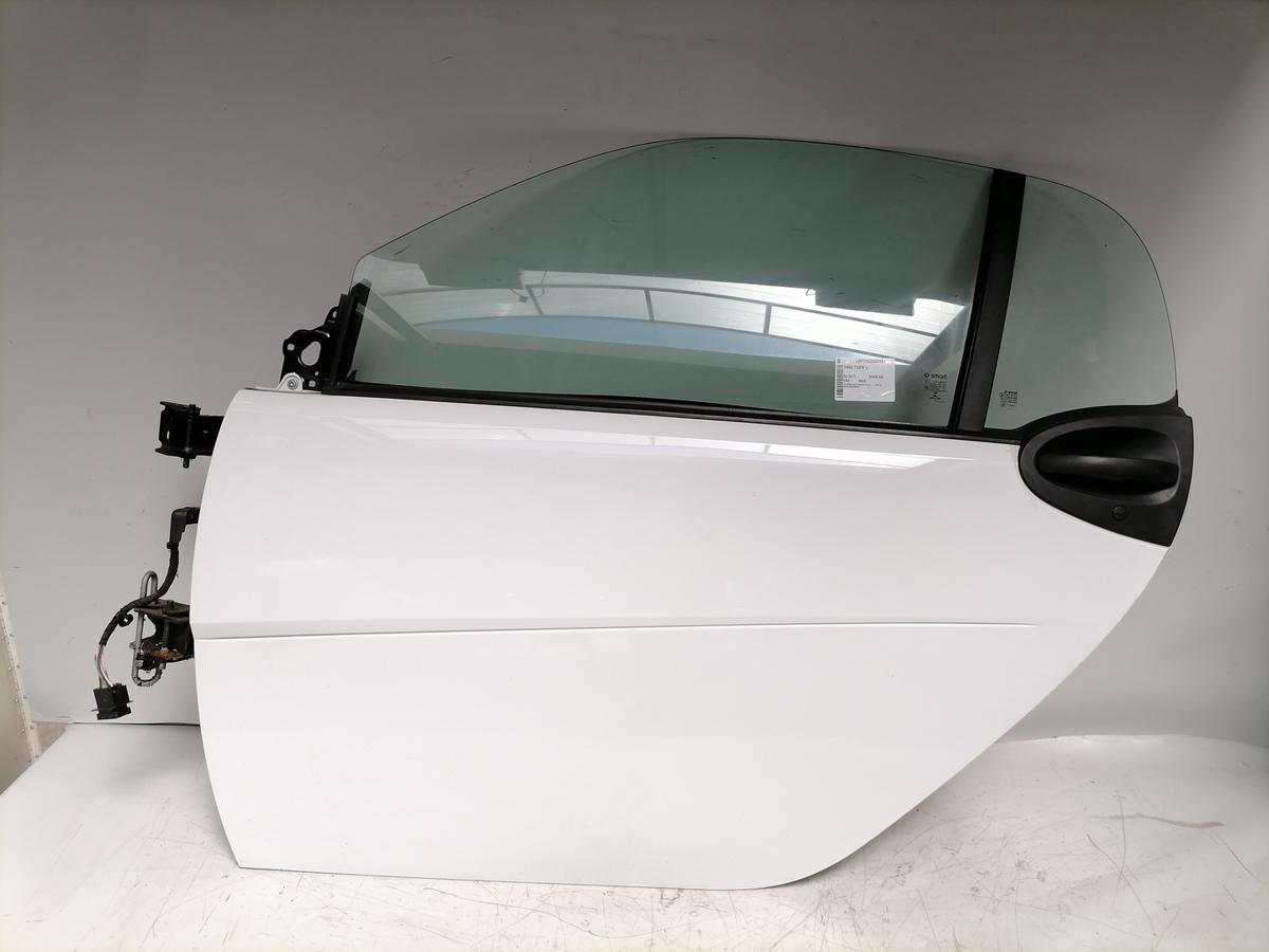 Smart Fortwo 451 ED3 original T&uuml;r links EAZ Wei&szlig; Bj.2013